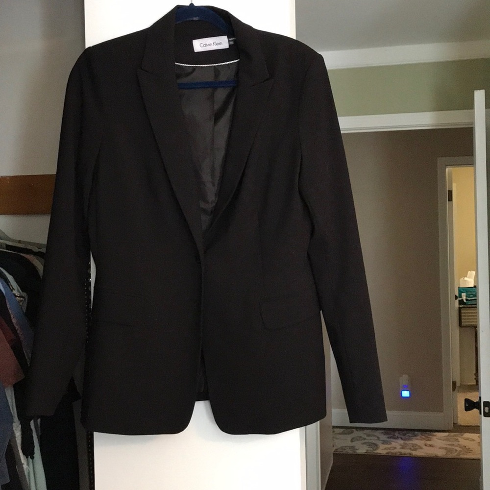 Calvin Klein Black suit blazer